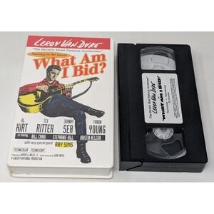 What Am I Bid ? VHS‎ Leroy Van Dyke Al Hirt Tex Ritter Ray Sims Country Auction